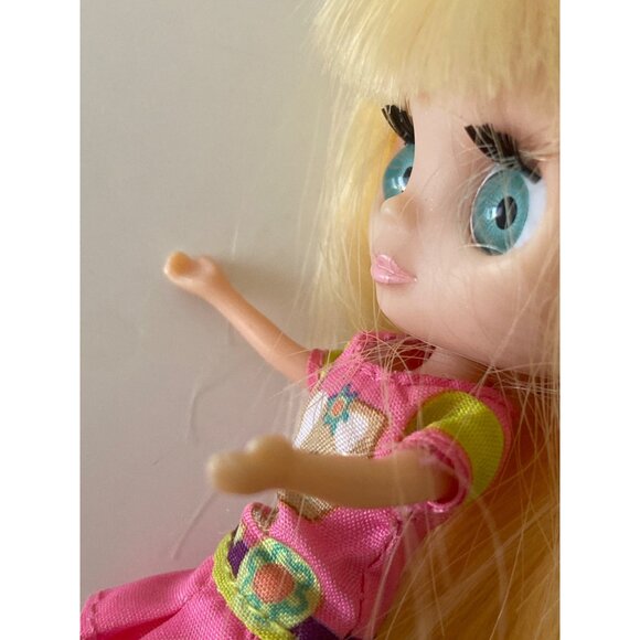 Hasbro Littlest Pet Shop LPS Blythe Doll Purple Floral Moped Scooter Side Car - Picture 15 of 16